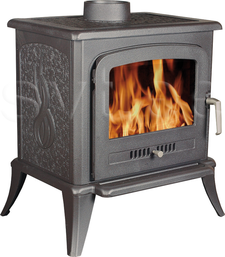 Cast iron fireplace Agnes 5kW black