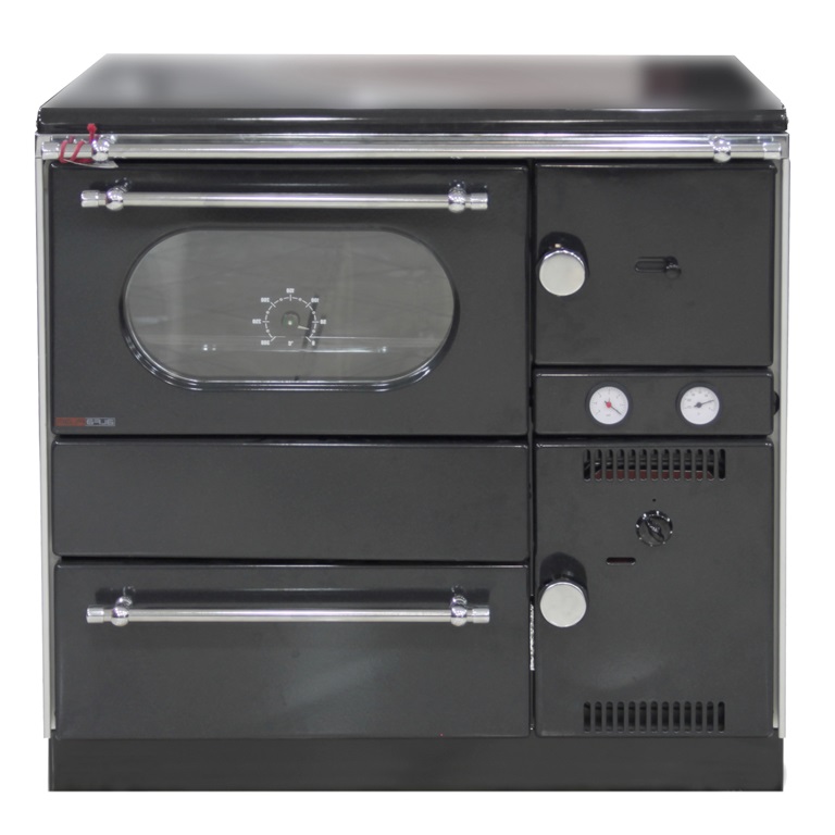 Centralheating cooker Alfa Term 20 black lefthanded 23kW