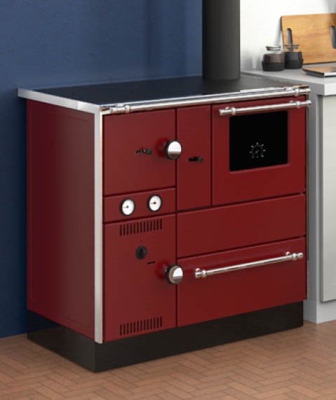 Centralheating cooker Alfa Term 27 red righthanded 27kW