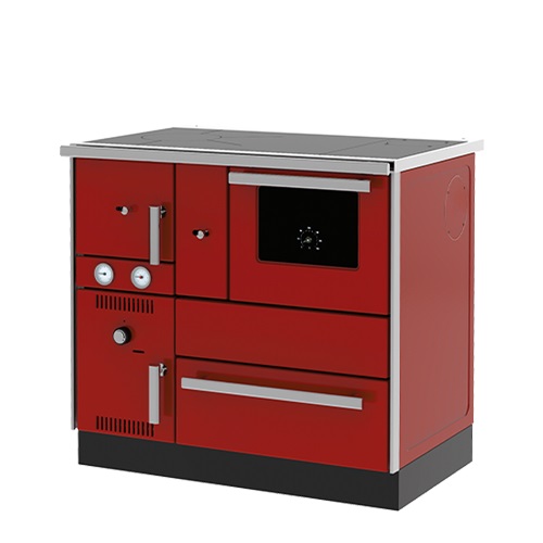 Centralheating cooker Alfa Term 27 red righthanded 27kW