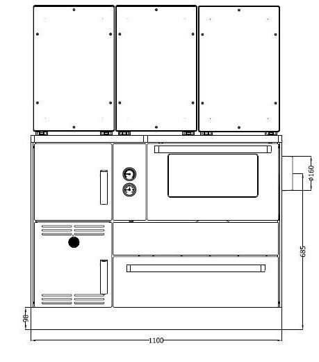 Lisapildid Keskküttepliit Alfa Term 35 must parem 32kW kohta