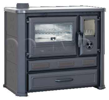 Cooker Alma black lefthanded 8kW