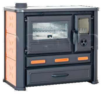 Cooker Alma orange lefthanded 8kW