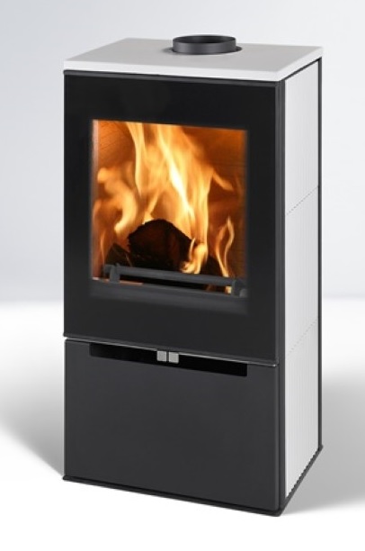 Fireplace Cremona Top white 8kW