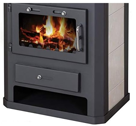 Küpsetuskamin Komfort must keraamikaga 10kW