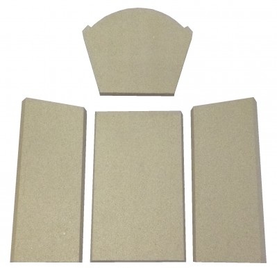 (image for) Delia/ Cadiz/ Sevilla/ Atika firechamber brick set without floor tiles
