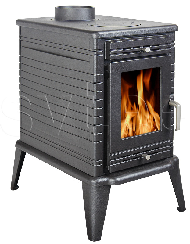 Cast iron stove Elena Lux black 10kW