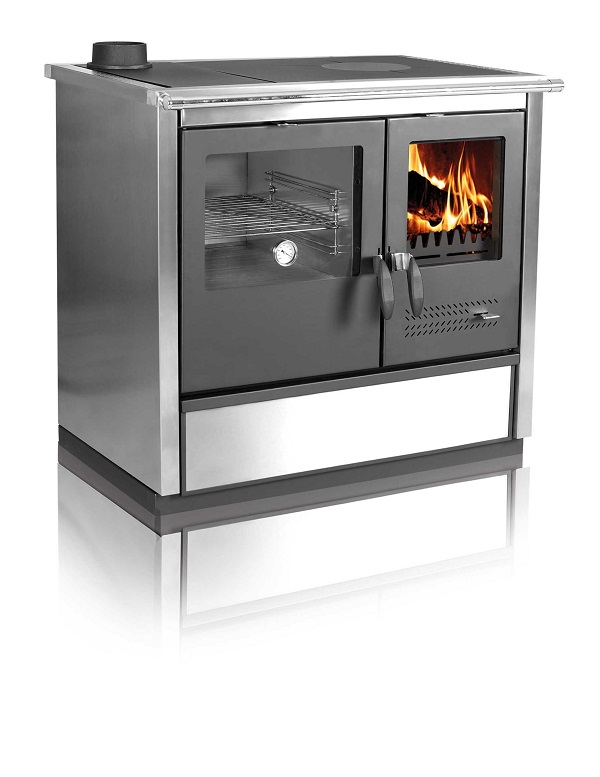 Centralheating cooker North ECO stainless steel lefthanded 16kW
