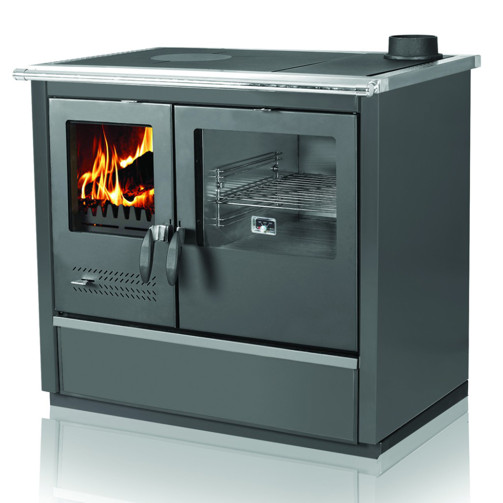 Woodburning cooker North Eco black righthanded 9kW