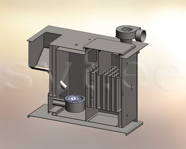 Pellettikattila 30kW musta