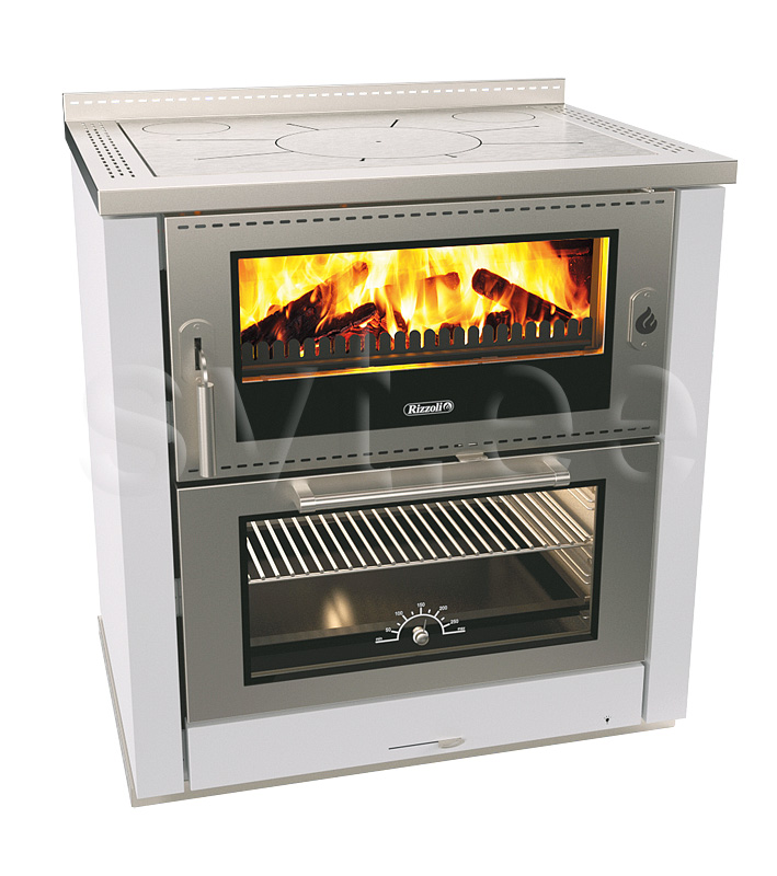 Woodburning cooker MasterLine 80 white 8kW
