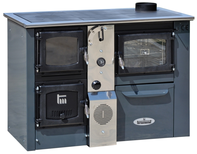 Centralheating cooker TEMY PLUS P25 grey righthanded 25kW