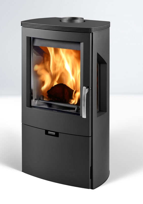 Fireplace Wikantica black 8kW