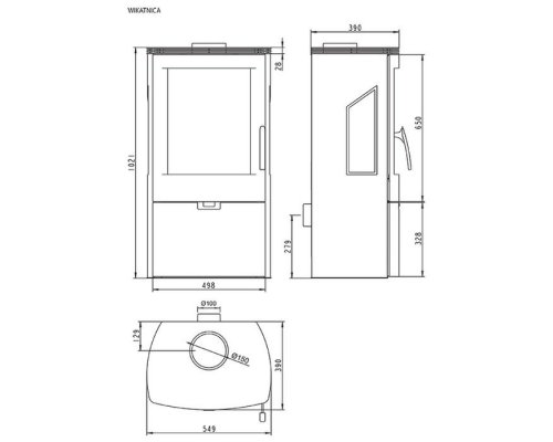 Kamin Wikantica must 8kW